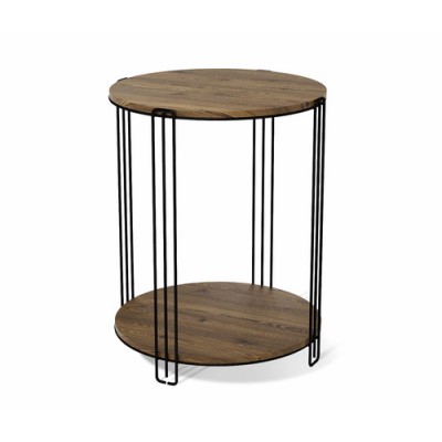 Стол журнальный Sheffilton SHT-CT33 артикул SHT-СЖ10 черный муар/светлый орех